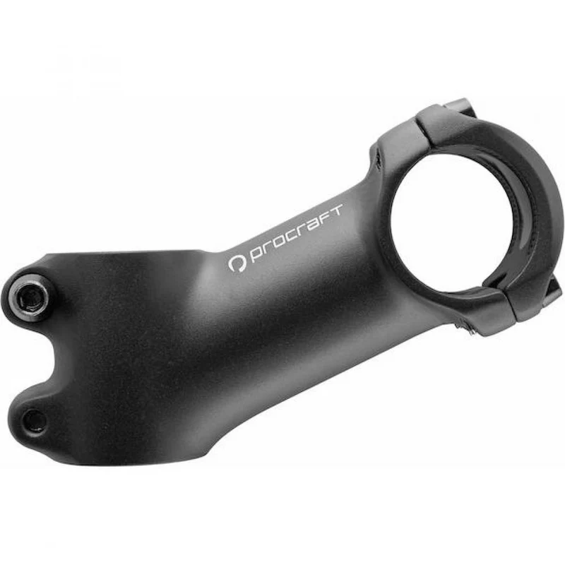 Procraft Vorbau City Pro 25° / 90 mm Schwarz - Ergonomischer Fahrrad-Vorbau aus 6061/T6 Aluminium