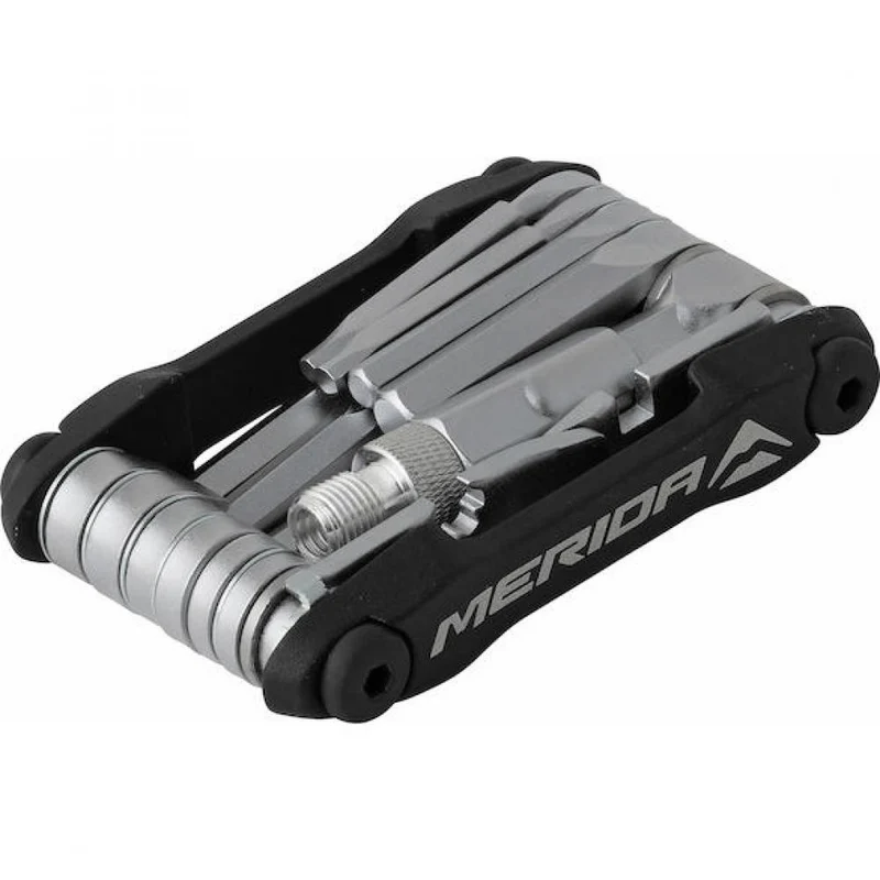 Merida Multitool 20-in-1 Werkzeug Schwarz-Grau - Kompaktes Fahrrad-Multitool mit Aluminium-Konstruktion