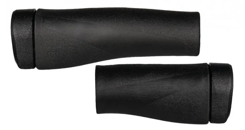 Herrmans Lenkergriffe Clik 123/90mm, Ø 22mm, schwarz, Paar