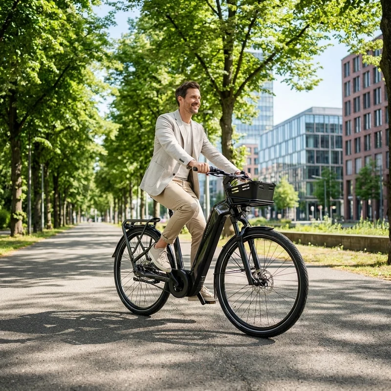 Kalkhoff IMAGE 5+ MOVE 29in Wave S diamondblack glossy - komfortables City-E-Bike mit starkem Bosch-Antrieb