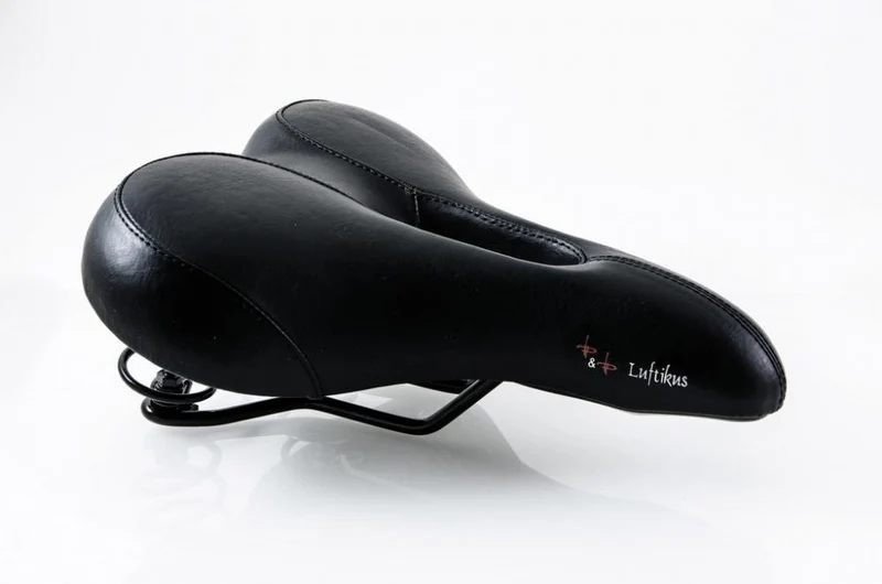 P&P Bequemsattel Luftikus 608 schwarz, Uni, 280x217mm