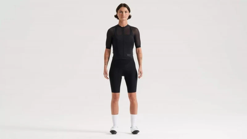 PRIME LT JERSEY SS WMN BLK M - Leichtes Damen Kurzarm Trikot Schwarz Größe M