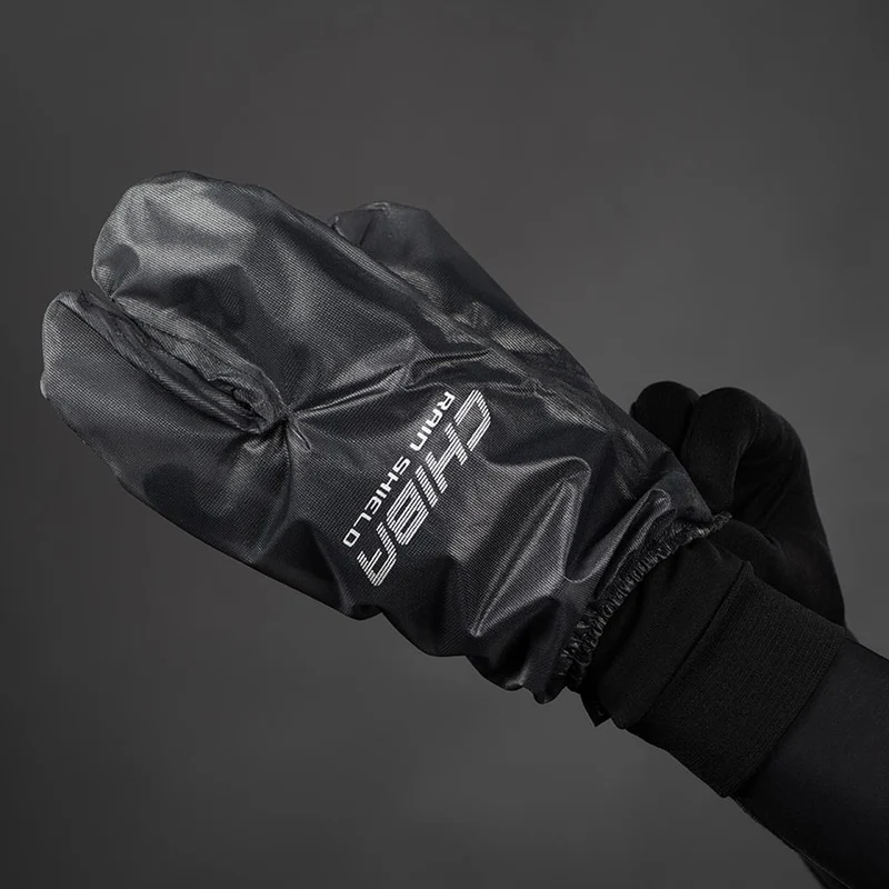CHIBA Rain Shield Superlight - Lobster-Überzugshandschuh, XS, schwarz, wind- & wasserabweisend
