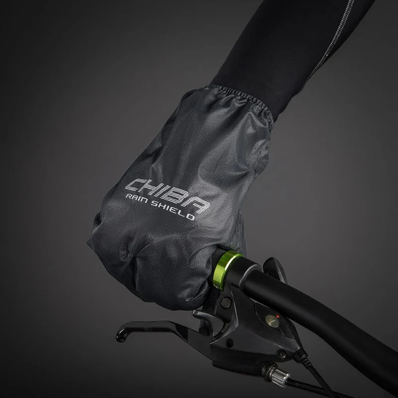 CHIBA Rain Shield Superlight - Lobster-Überzugshandschuh, XS, schwarz, wind- & wasserabweisend