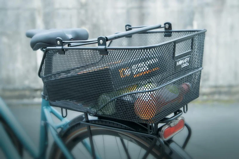 Northwind MonkeyLoad-T Hinterradkorb A-Long 33L, abschließbar, passend für i:SY, BULLS, Pegasus, Kettler E-Bikes, robustes Design, einfache Montage, schwarz