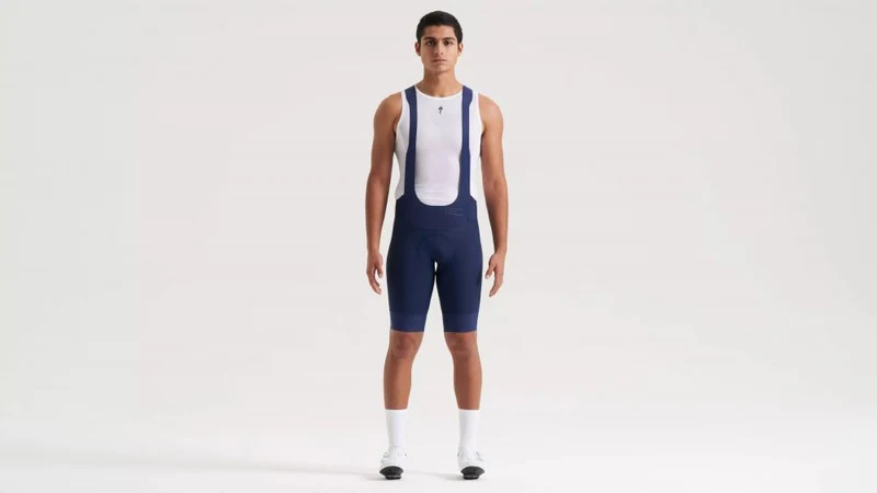 PRIME BIB SHORT MEN - Premium Herren Trägerhose in Deep Marine Blue - Bibshort
