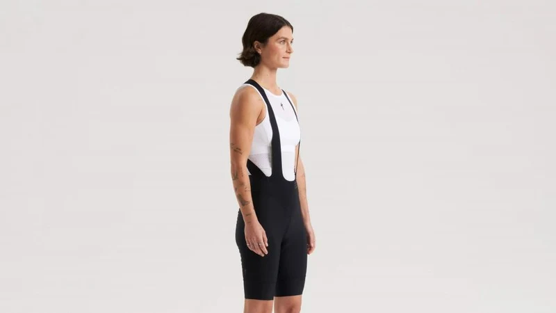 PRIME Damen Bib Short Trägerhose Schwarz XS - Premium Radhose für höchsten Komfort - Bibshort
