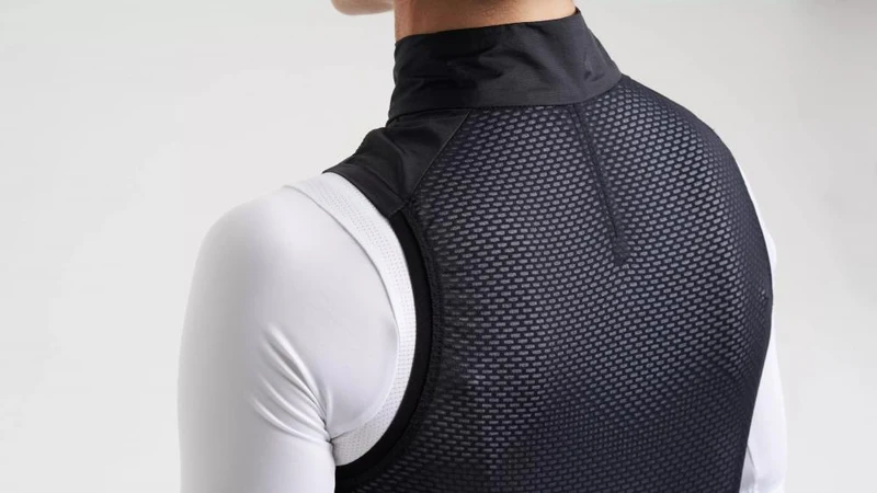 PRIME Windweste Damen Schwarz XL - Leichte Fahrradweste - Bekleidung