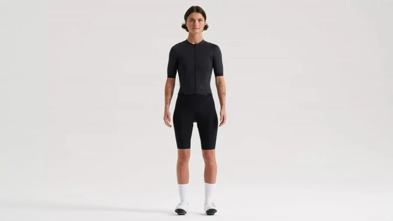PRIME Jersey Damen Kurzarm Schwarz Größe L - Atmungsaktives Fahrradtrikot