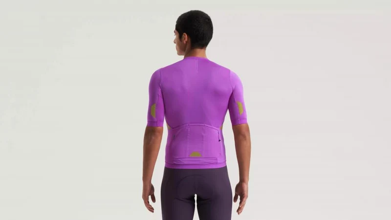 PRIME HYPRVIZ JERSEY SS MEN - Hochsichtbares Kurzarm Radtrikot für Herren in Purple Orchid