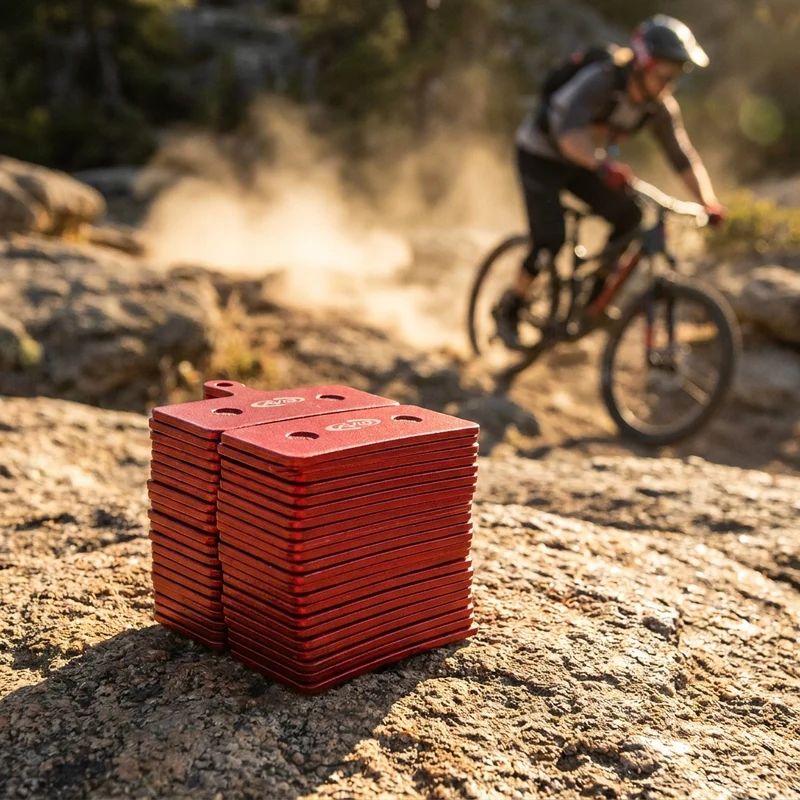 Scheibenbremsbelag Sinter 005 Avid organisch, MTB Standard, rot, 25 Stück