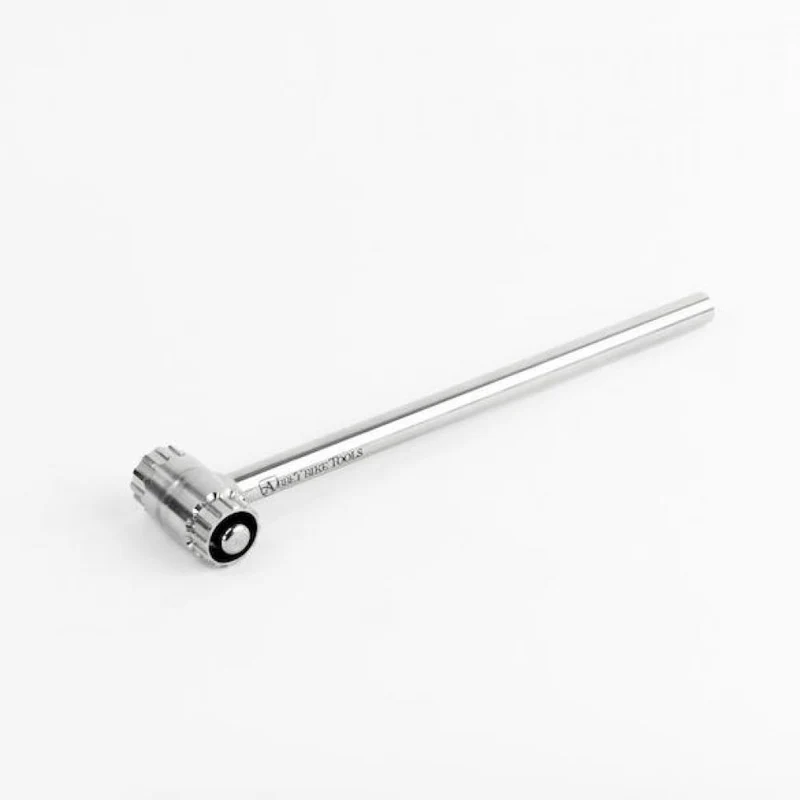 Abbey Tools Kassettenabzieher Crombie zweiseitig für Steckachse Silber - schneller Kassettenwechsel