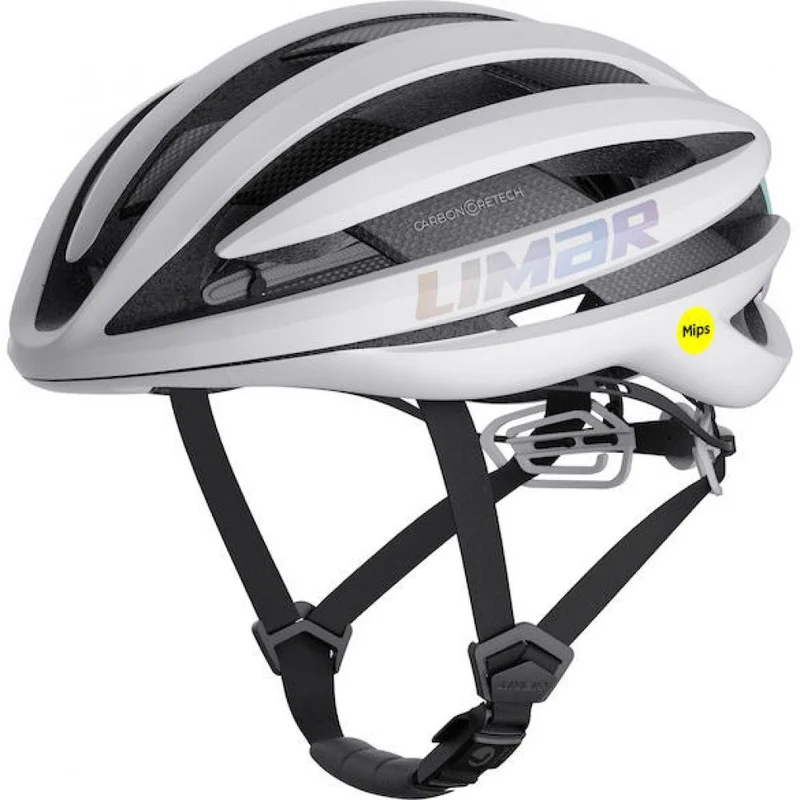 Limar Air Pro + Mips Iridescent L Weiß - aerodynamischer High-End-Rennradhelm