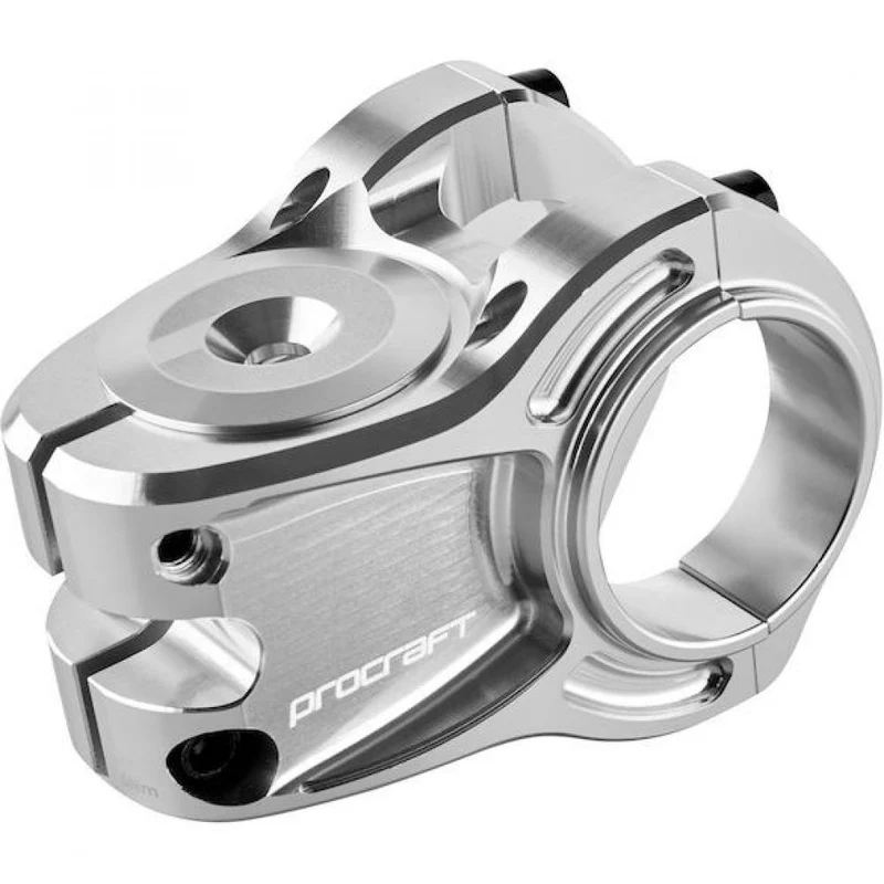 Procraft Vorbau Trail Ultimate CNC 35 mm Silber - maximale Kontrolle auf Trail & Enduro