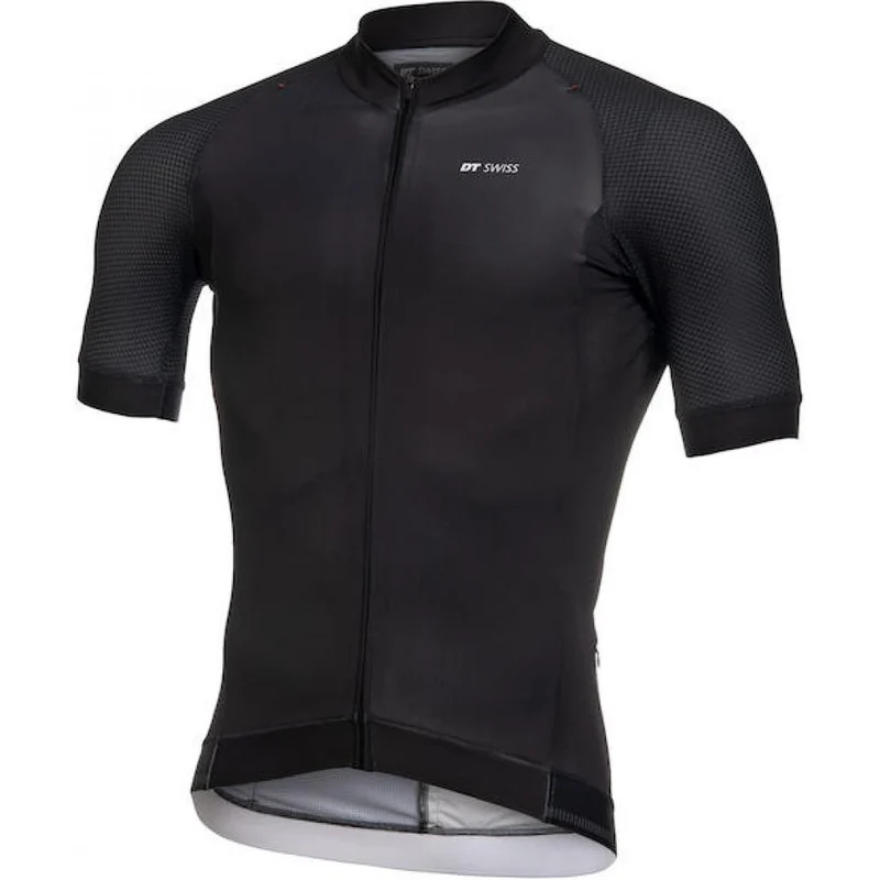 DT Swiss Trikot New Road schwarz S Schwarz - atmungsaktives Rennrad-Trikot für lange Touren