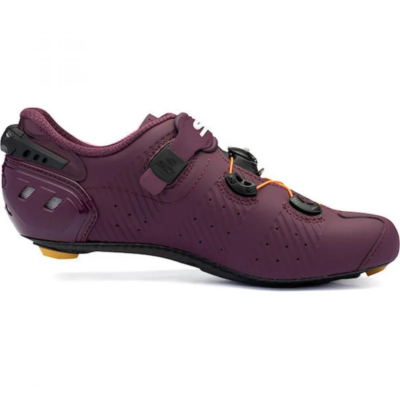 Sidi ROAD Wire 2S wine 46 weinrot - steifer Rennradschuh mit Carbon-Sohle