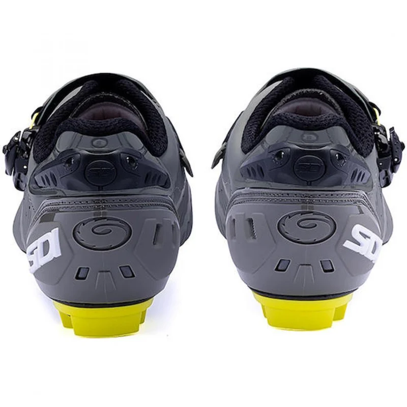 Sidi MTB Drako 2S SRS military/yellow 43,5 - ultrasteifer Carbon-MTB-Schuh für maximale Performance