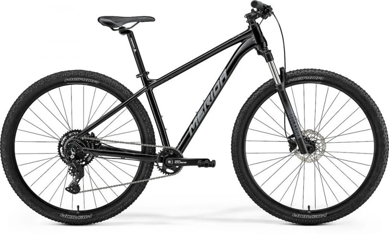 Merida BIG.NINE 80 IV1 black(grey) M BLACK(GREY) - leistungsstarkes Hardtail-MTB