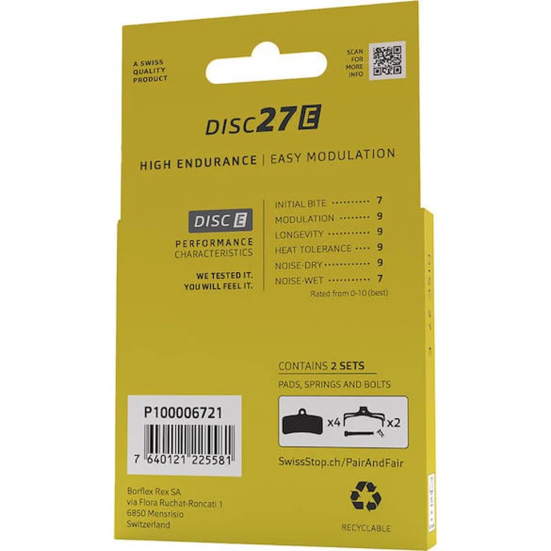 SwissStop Disc 27 E Pair&Fair Scheibenbremsbeläge 2 Paar