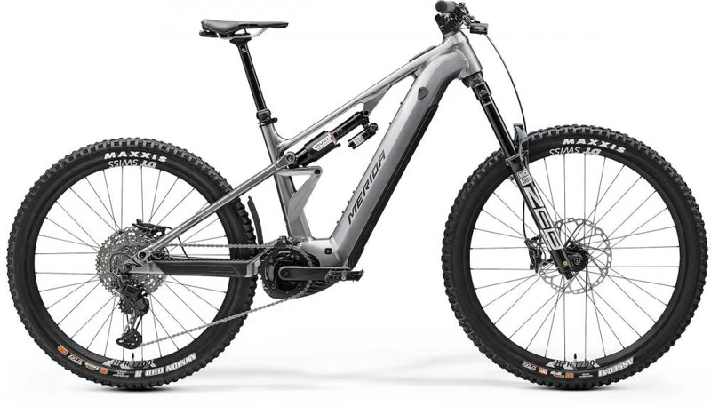 Merida eONE-EIGHTY 900 I1 glossy gunmetal L Grau - leistungsstarkes E-MTB für Trail & Enduro