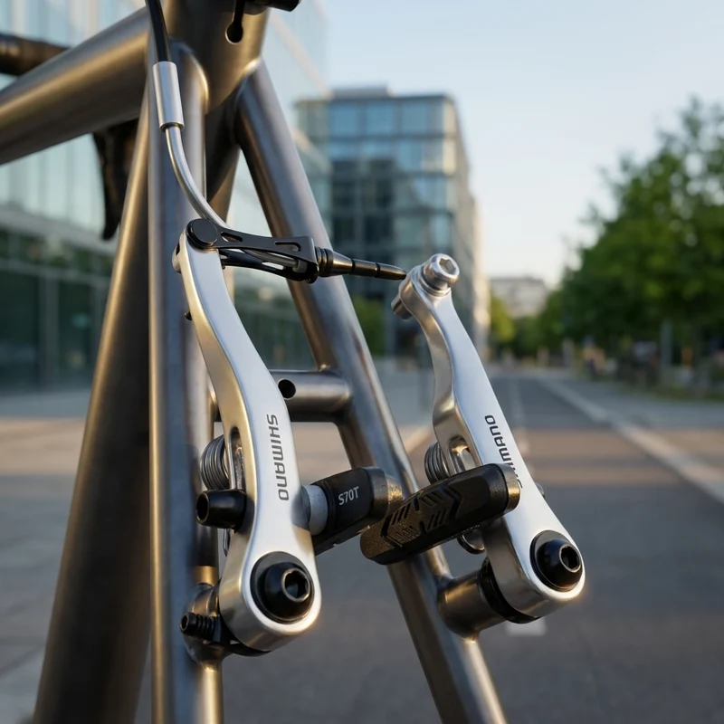 SHIMANO Felgenbremse V-Brake BR-R353 HR S70T ? Road V-Brake, Silber