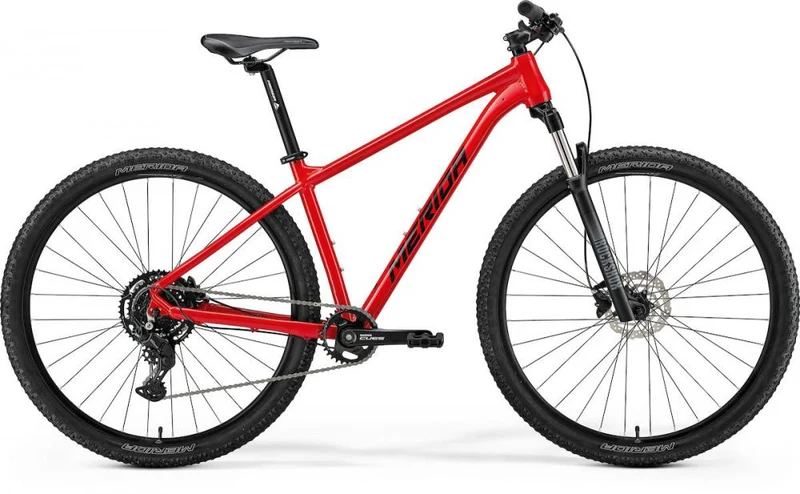 Merida BIG.NINE 80 IV1 dark race L DARK RACE RED(BLACK) - leistungsstarkes Hardtail-MTB