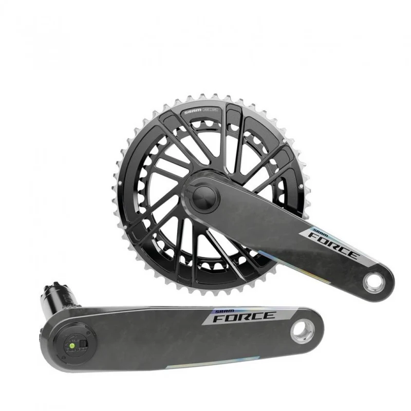 SRAM Kurbelgarnitur Kurbelgarnitur Quarq Force E1 160 mm 48-35T - Präziser Powermeter für maximale Performance
