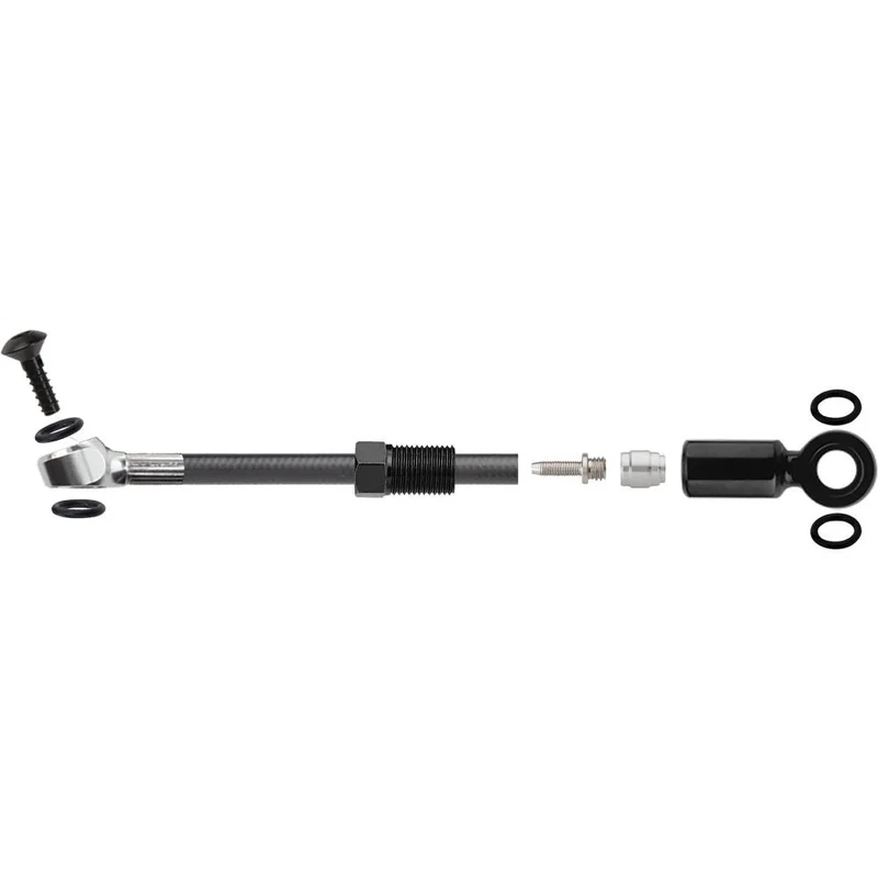Jagwire Bremsleitungsset Sport Hydraulic für DOT 2000 mm Schwarz - zuverlässige Bremsperformance