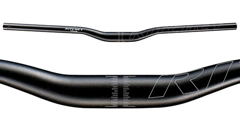 Ritchey Trail Rizer MTB-Lenker 780 mm x 20 mm, 31,8 mm Klemmung, 9° Backsweep, 2° Upsweep, Aluminium, 110 kg Belastungsgrenze, matt-schwarz