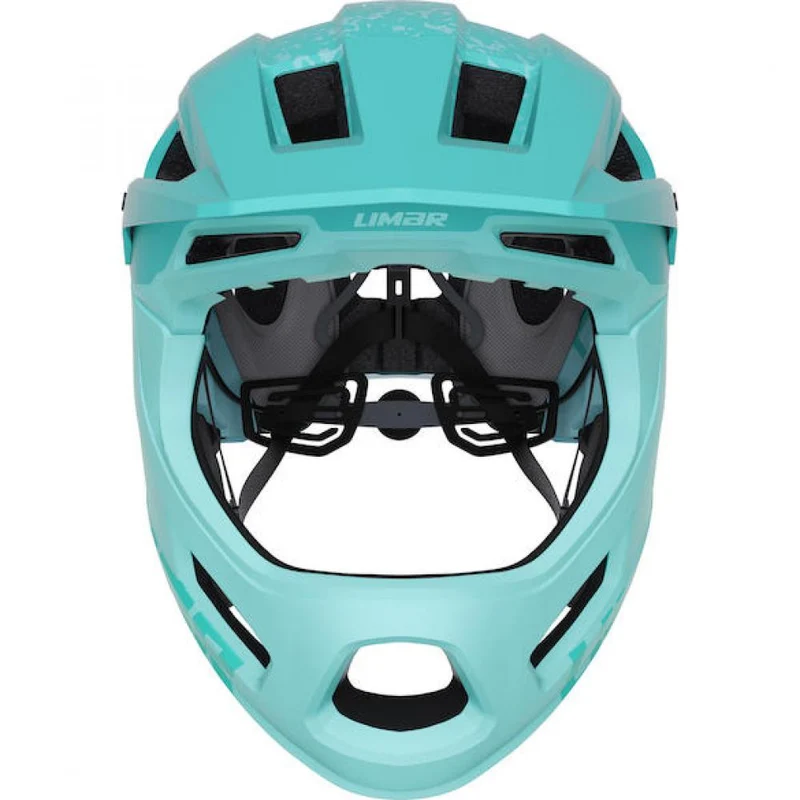 Limar Livigno + Mips Matt Deep M Minzgrün - leichter Fullface-Helm mit maximalem Schutz