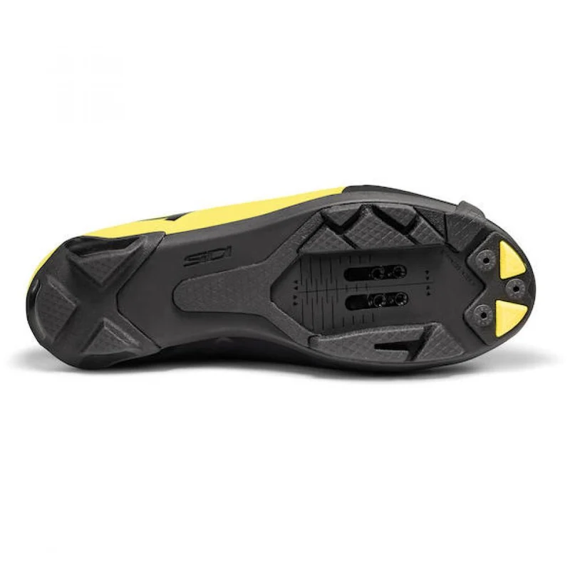 Sidi MTB Glacies black/yellow neon 39 Schwarz/gelb - winterfester MTB-Schuh mit Gore-Tex