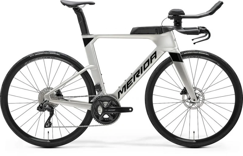 Merida TIME WARP TRI 5000 IV1 S TITAN(BLACK) - aerodynamisches Triathlon-Zeitfahrrad