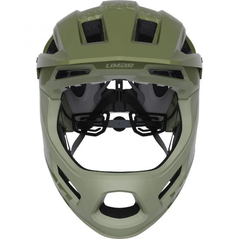 Limar Livigno + Mips Matt Green L Grün - leichter Fullface-Helm mit maximalem Schutz