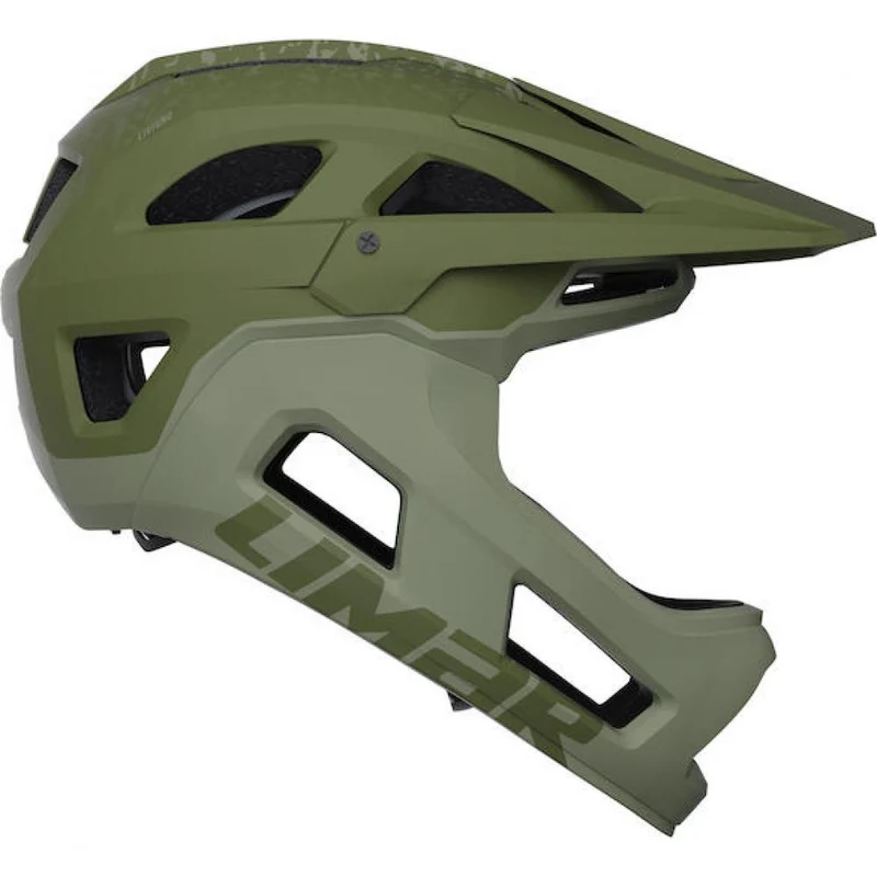 Limar Livigno + Mips Matt Green L Grün - leichter Fullface-Helm mit maximalem Schutz