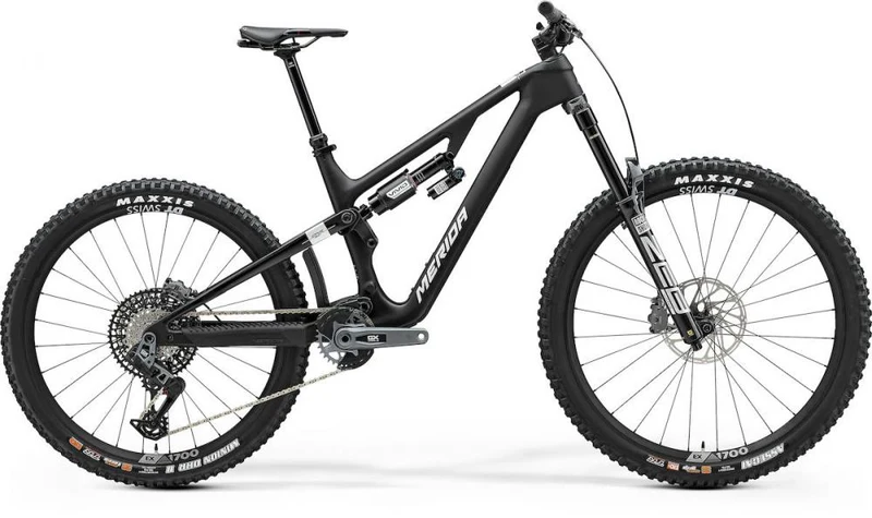 Merida ONE-SIXTY 8000 III3 XS SILK BLACK (SILVER) - leistungsstarkes Enduro-MTB in moderner Ausführung