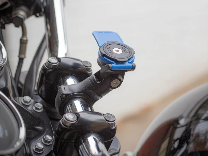 Quad Lock Knuckle Adaptor, Gelenkadapter für Motorradhalterungen, schwarz, kompatibel mit Quad Lock 360, 34,8 mm Höhe, 25 mm Breite