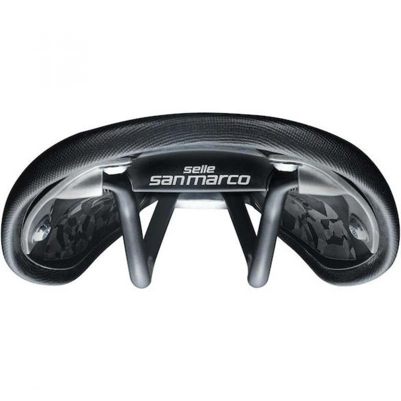 Selle San Marco Sattel Regal Short Open-Fit Dynamic 140 x 255 mm Schwarz - komfortabler Offroad-Sattel