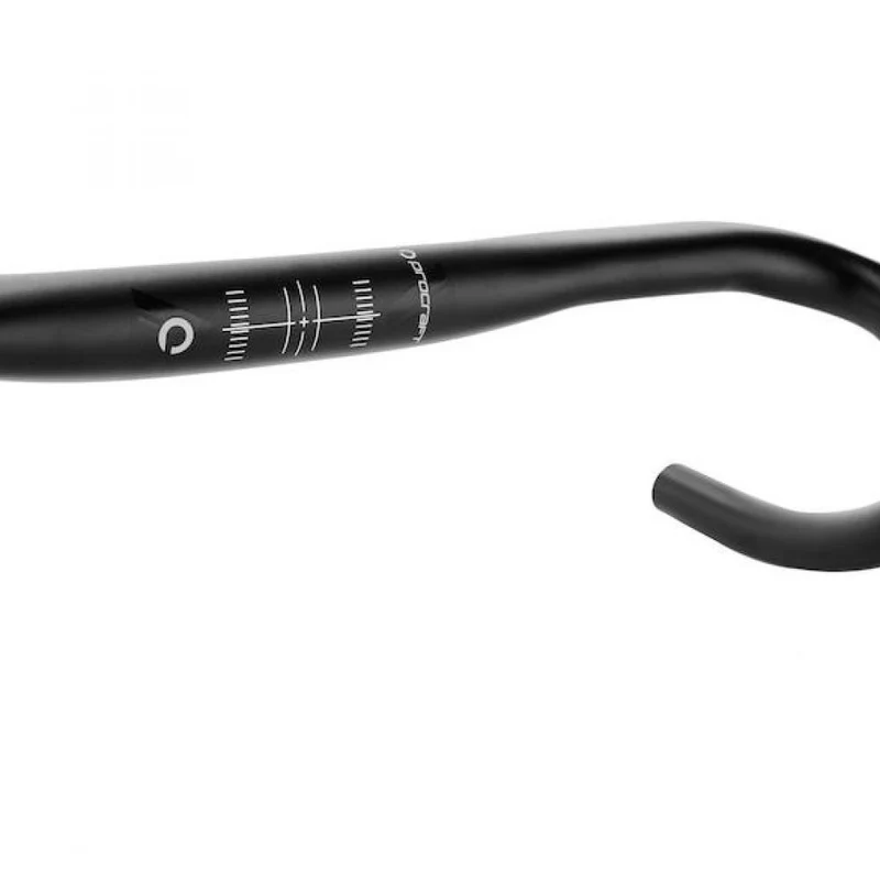 Procraft Road Race Lenker 440 x 31,8 mm Schwarz - Leichter Rennradlenker aus Aluminium