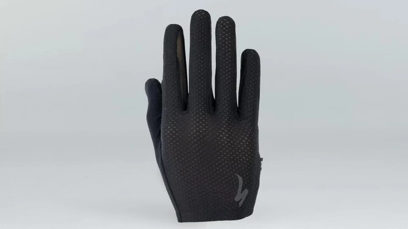 Specialized BG GRAIL Handschuh LF BLK M BLACK - gepolsterter MTB Langfinger Handschuh - Handschuh Langfinger
