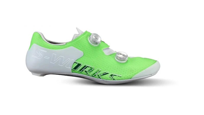 Specialized S-Works Ares Road Schuh Green Gecko Gr. 39 - Profi Rennradschuh mit Carbon-Sohle