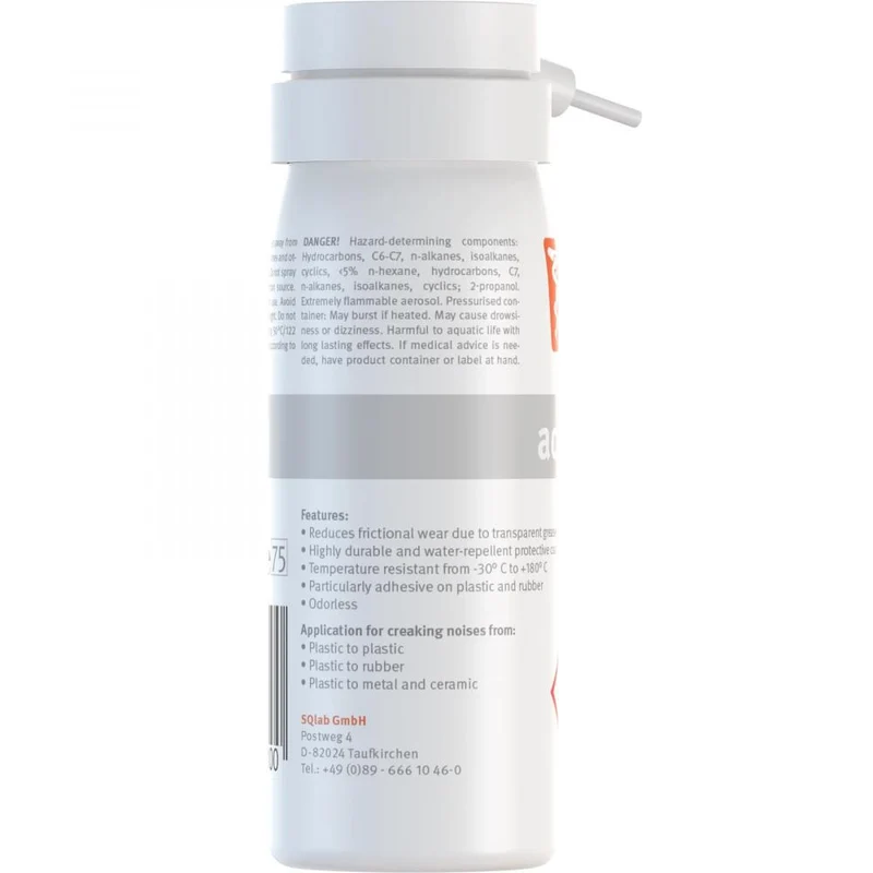 SQlab Active Spray 50ml - Reinigung & Pflege für Fahrradsättel - PflegeundSchutzspray