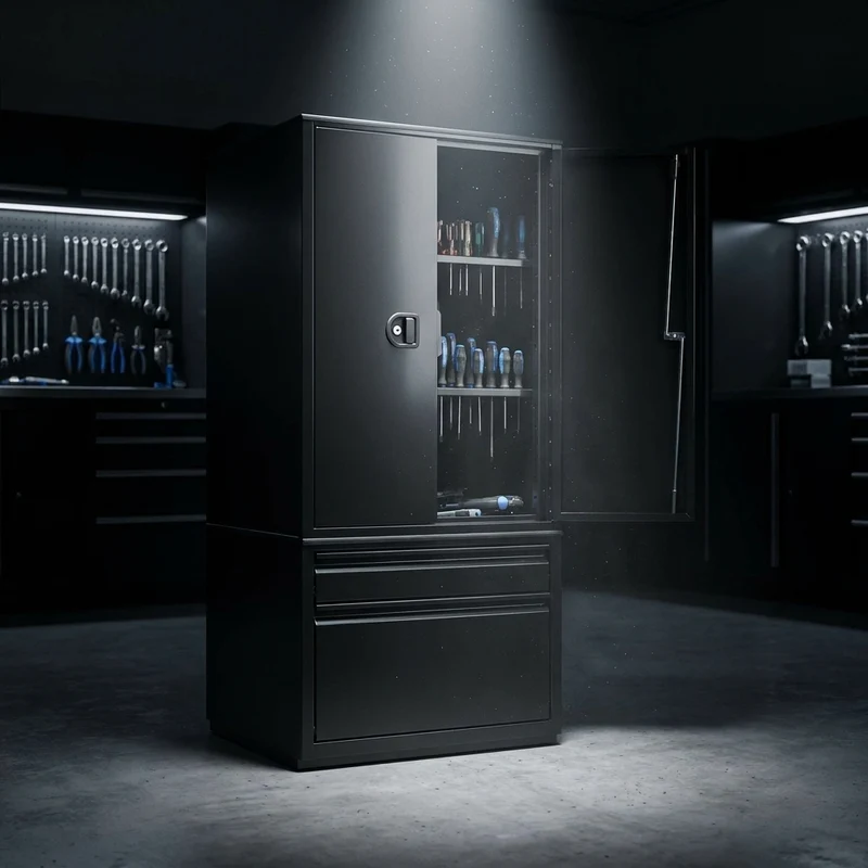 Tool Cabinet Unior schwarz, 949.1-BLACK