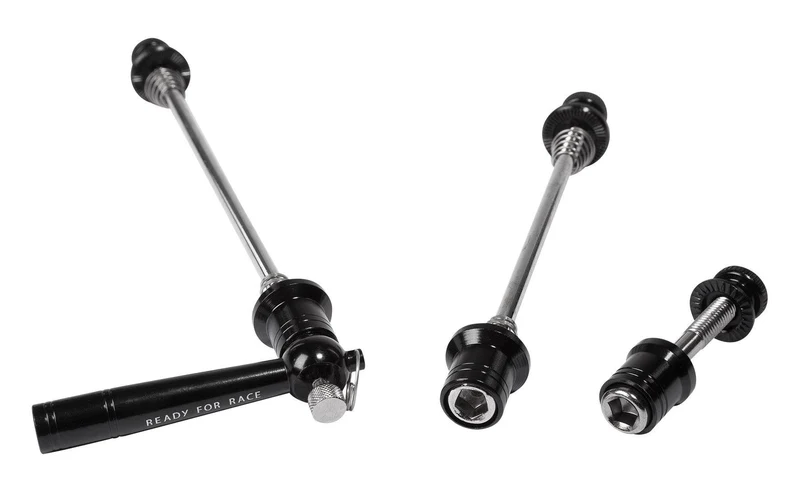 RFR Spannachsen-Set mit Diebstahlschutz (VR/HR/SK) black