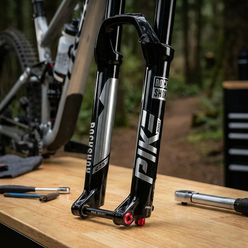 RockShox LowerLeg 27.5 Zoll 15x110 Boost Pike Gloss Black mit PRV Ventilen 2023+