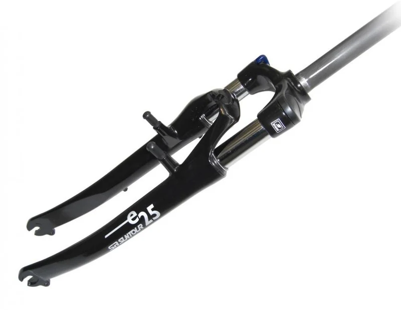 SR Suntour Federgabel SF14 CR85 E25 P LO- 700C 28 Zoll schwarz 1 1/8 Zoll V-Brake Schaftlänge 300mm AHead