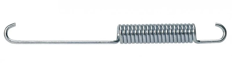 Hebie Ersatzfeder für Zweibeinständer Mod. Rex 0605/0606, Länge 110mm, aus Nirostahl, silber, kompatibel mit REX 605 und REX Holland 606