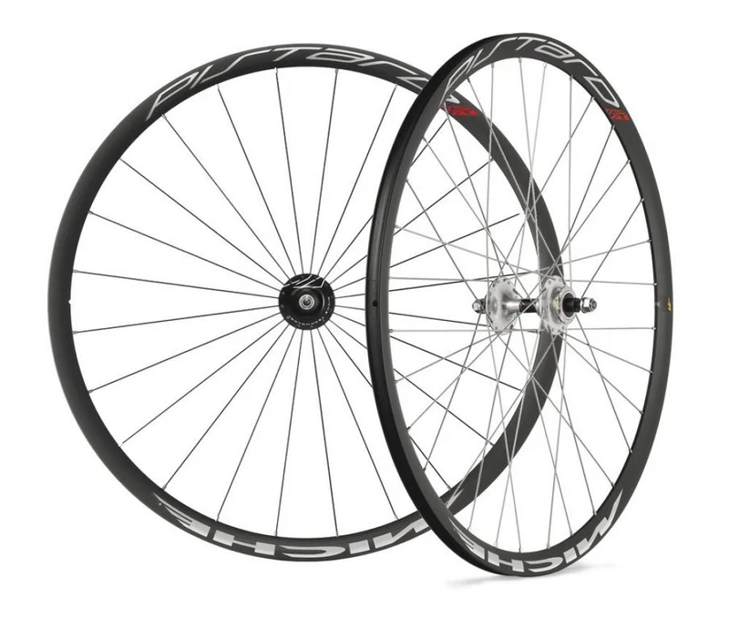 Miche Pistard Clincher Bahn-Laufradsatz 2015 g Silber-Schwarz - Leicht & Zuverlässig