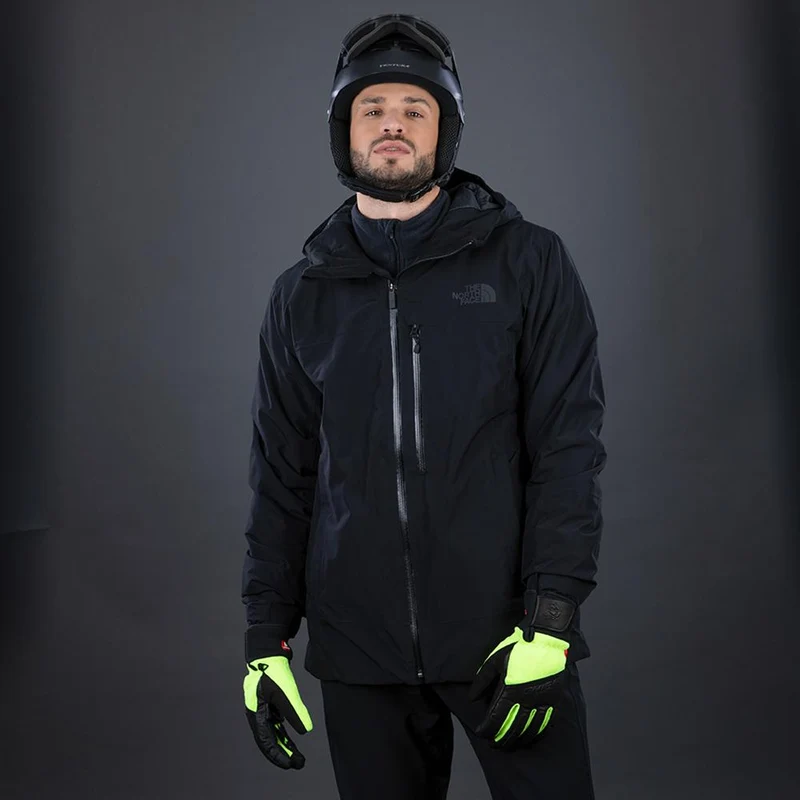 CHIBA Sport Pro - wasserdichte Winter-Radhandschuhe sz/neongel, Größe 8