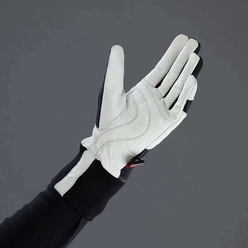 CHIBA Nordic Plus - winddichte, atmungsaktive Radhandschuhe mit Nappa-Leder, Größe 7