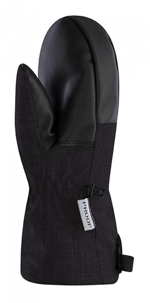 CHIBA Kids Basic Mitten - wasserdichte Kinder-Fäustlinge schwarz, Größe V